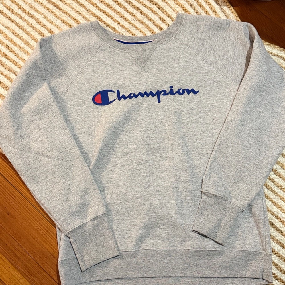 Champion Heather Gray Crewneck
